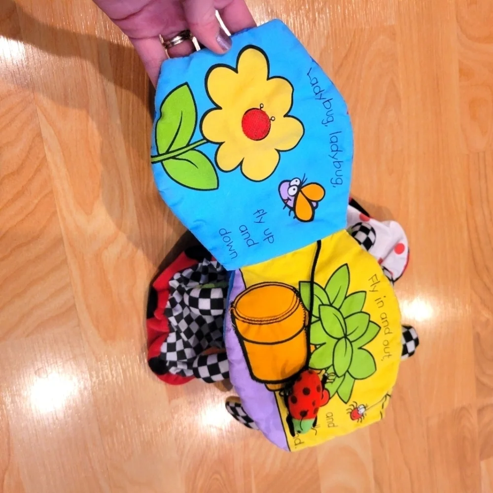 Soft Play Ladybug Sensory Toy Storybook